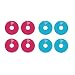 IVU Creator guitar strap locks premium strap blocks-Blue and Red