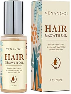 Biotin & Castor oil & Rosemary Oil for Hair Growth for Women, hair loss treatments, hair oil for dry damaged hair and growth, Hair Growth Serum for Thicker Longer Fuller Healthier Hair, All Natural Vitamin Rich Treatment
