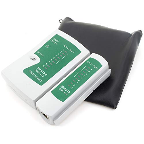 1aTTack.de Network Cable Tester RJ11 RJ12 RJ45 ISDN LAN Network Cable Patch Cable Cable Tester Line Tester - Image 4