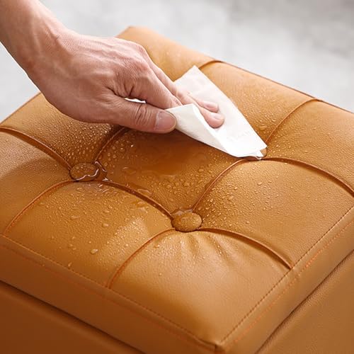 Tabouret cube 30x30x35 cm avec couvercle antidérapant supportant 300 kg - 6