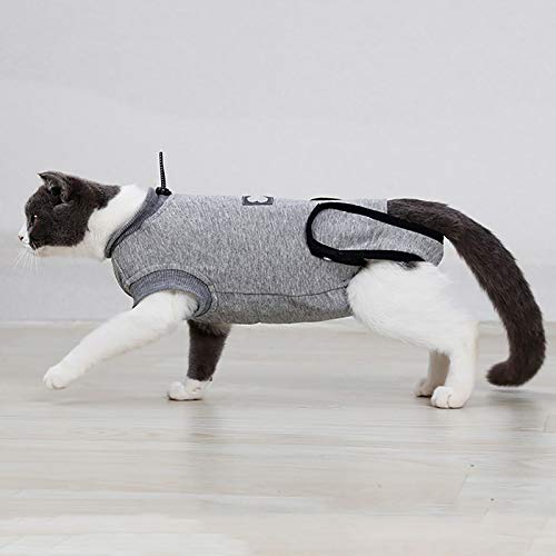 Traje de recuperación de gatos para proteger heridas de forma cómoda 4