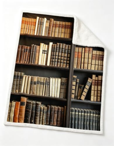 Mystery Library Sherpa Throw Blanket