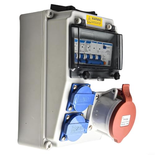 Caja de zócalo IP65 para distribución de poder y protección en pared 8