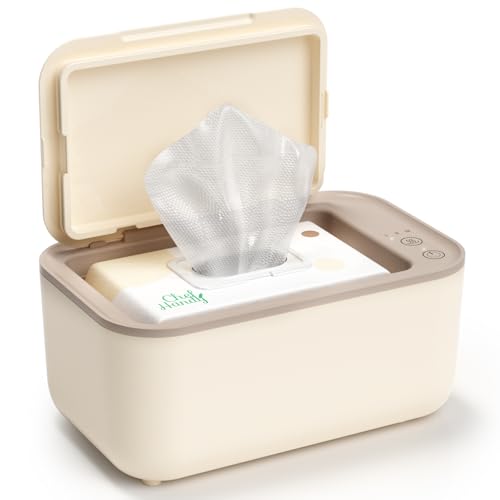 Image of Chefhandy Baby Wipe Warmer & Wet Wipes Dispenser, 3-Mode Temperature Control, Large Capacity, Even Heating, Silent Operation for Babies & Adults, Yellow