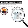 Capsule Ricaricabili Acciaio Inox Per Macchina Caff&egrave; Delta Q - Compatibili Con NDIQ7323, MilkQool, EP Mini