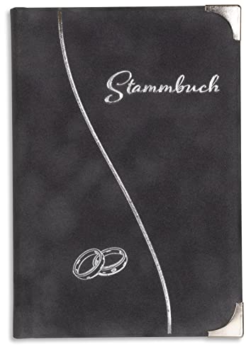 Stammbuch Grau Samt Irio Hochzeit Stammbuch der Familie