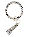 Weixiltc Wristlet Keychain Bracelet Bangle Keyring - Big O Key Ring Leather Tassel Bracelet Holder For Women Girl (Snake)