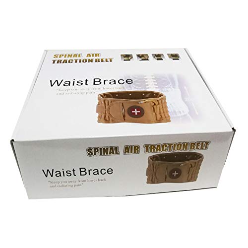Ceinture de soutien lombaire Décompression Retour Air Traction Belt pour hommes et femmes 29-49 pouces