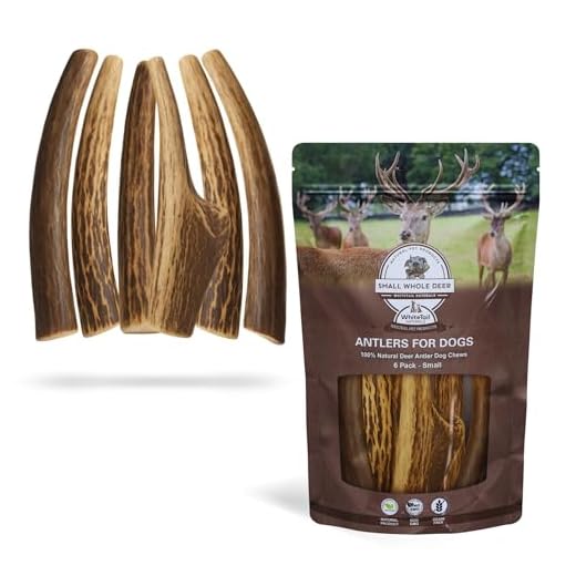 Small Dog Antler Chews - 6 Pack