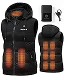 Norwell Women's Lightweight Heated Vest with Removable Hood (Battery Pack)
