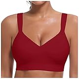 Women Medium Support Non Pa Sports Bra Small Pink Glaze Series Ba Lace Push up Plus Size F Simply...