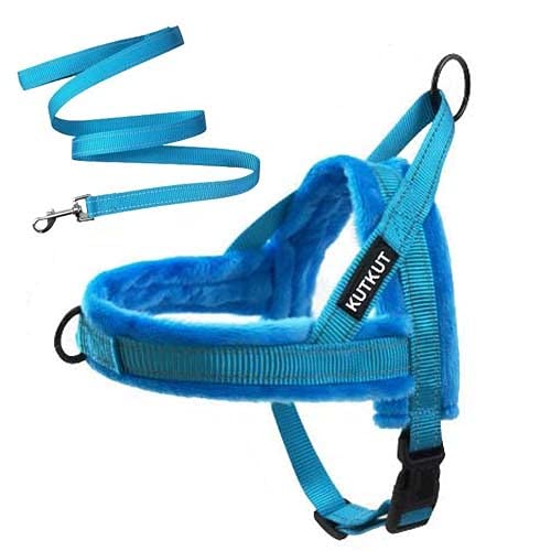 KUTKUT Soft Flannel Padded Dog Vest Harness & Leash|Escape Proof/Quick Fit Reflective Strap Personalized Harness & Leash with Pet Name & Phone Number for Large Dogs.(Size: L,Adjustable Chest:66-80cm) (B09H5RY7Z3) Amazon Price History, Amazon Price Tracker