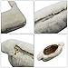 Women Girls Fashion Leopard Cow Print Fluffy Tote Handbag Soft Plush Faux Fur Underarm Shoulder Wallet Purse