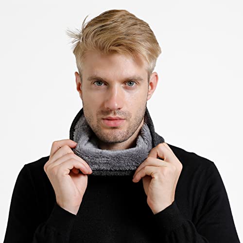 Image of Winter Scarf Neck Warmer Gaiter Face for Men Women Warm Fleece Ski