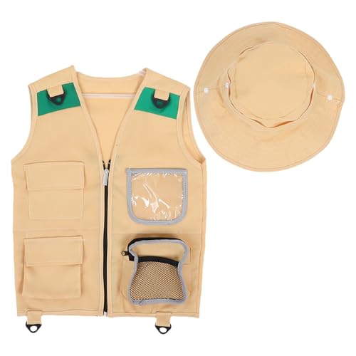 Kit vêtement aventurier enfant avec gilet respirant et chapeau léger