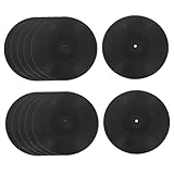 Photo Gallery jecompris 12 pezzi sottobicchieri in abs retro nero tappetini proteggi per bevande facili da resistenti per bar casa e feste Photo Gallery jecompris 12 pezzi sottobicchieri in abs retro nero tappetini proteggi per bevande facili da resistenti per bar casa e feste