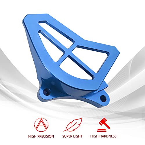 Canitu Blue Sprocket Guard Cover,Cnc Billet Aluminum Engine Sprocket Cover Case Saver Guard Protector Crankcase Replacement For Yamaha Yz125 1993-2004 #TOP4