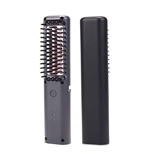 Cepillo Alisador de Pelo USB Portátil con 3 Temperaturas miniatura 1