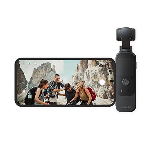 Morange Vlogging Camera M1 Pro Smart PTZ Camera Handheld Gimbal Stabilizer Sports Action Video 4K 60FPS HD Touch Screen for Vlog YouTube