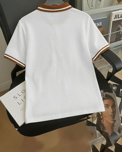 Image of AUSK Men's Polo T-Shirt & Track Pant Co-Ord Set | Cotton Blend Regular Fit Half Sleeve Polo Neck Tshirt with Elastic Waist Track Pant | Casual Lounge, Travel & Weekend Wear Outfit Set for Men