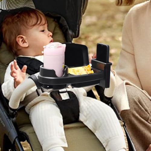 Miniatura 4 de Bandeja De Merienda Para Cochecito, Accesorios De Cochecito Para Abc Design Salsa 4 Air Bandeja De Merienda De Silicona Plato Llano Para Cochecito Portavasos Para Cochecito