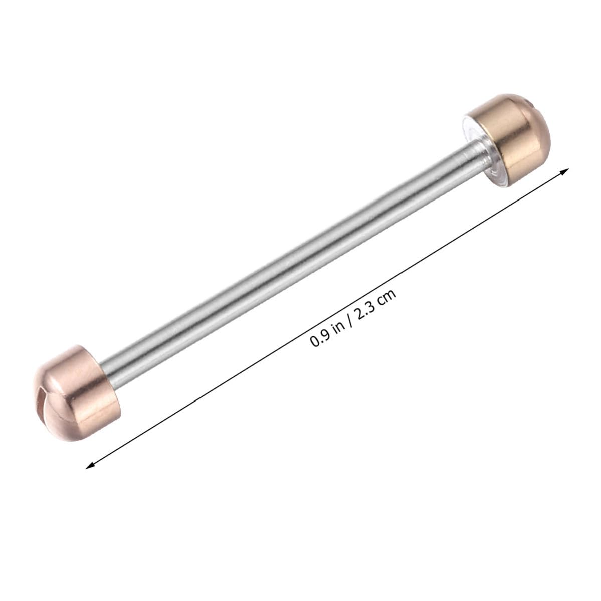 DOITOOL Piezas Varillas 2 Conexión de 20mm Metal, para Correa de Reloj
