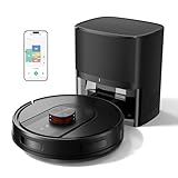 Robot Vacuum and Mop Combo with Self-Emptying, Customizable Map...