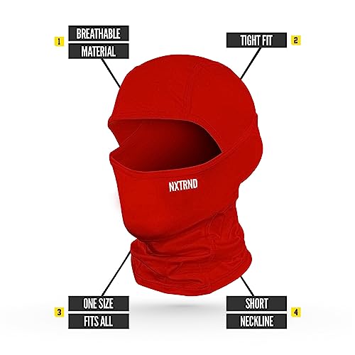 Image of Nxtrnd Breathable Ski Mask, Lightweight Balaclava, Moisture-Wicking Shiesty