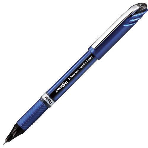 Enajeru Euro 0.5 black XBLN25-A roller encre gel pointe fine noire écriture et dessin