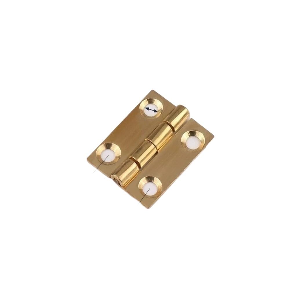 Brass Butt Hinges Flat Metal Hinges for Jewelry Boxes Craft Wooden Cases