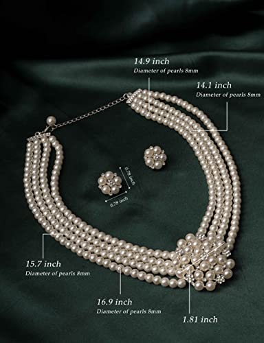 Zivyes Audrey Hepburn Holly Golightly Breakfast at Tiffanys Costume Accessory Necklace Gloves Holder4