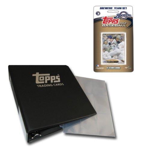 MLB Milwaukee Brewers 2012 Topps Team Set pour collectionneur de baseball vintage