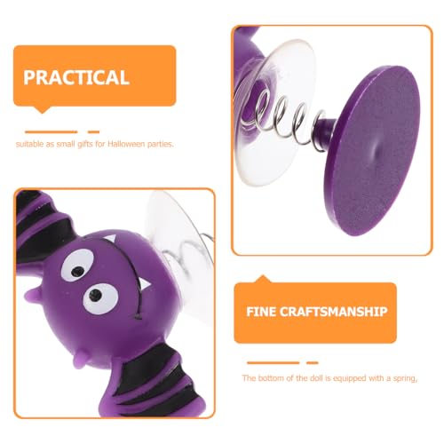 Toyvian Cartoon-springfledermaus-Spielzeug 5 Stück Halloween-Party-zubehör Stress-Spielzeug Für Kinder Desktop-Dekoration Helle Und Lebendige Trick-Witz-Dekoration