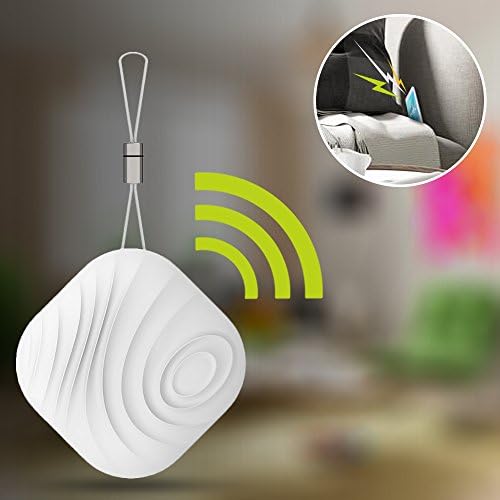 Key Finder,Phone Finder,Bluetooth Tracking Locator for Keys,Wallet,Bag,Luggage,with App Control,Smart Anti Lost Alarm,for iPhone iOS/Android Compatible (White)