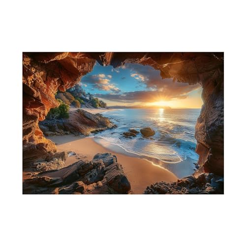 Tableau sur toile coucher de soleil pour créer une ambiance zen au salon