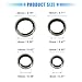 uxcell 40Pcs 8mm 10mm 12mm 14mm Fuel Sealing Washers for Dodge 12V 24V 5.9L 6.7L No.3963988/3963983 Oil Washers Gasket