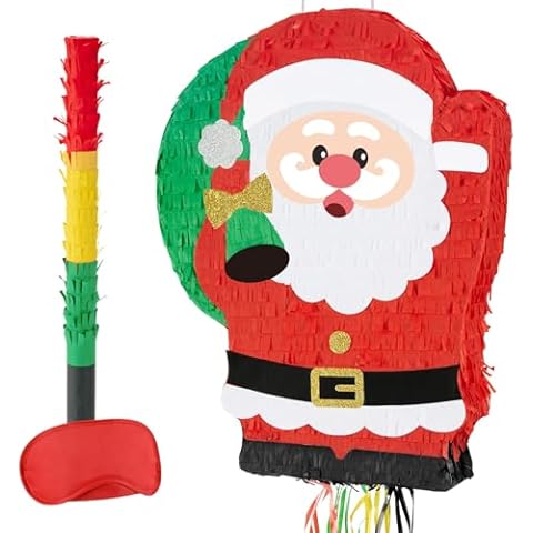 WERNNSAI Santa Claus Pull String Piñata Cover