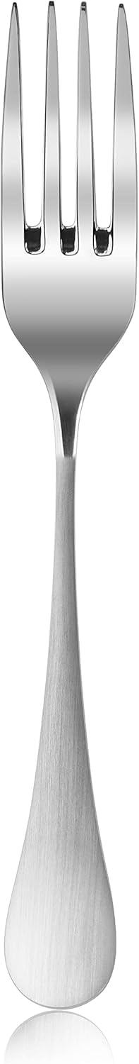 Artaste Rain Matte Salad Fork, 12-Piece | 18/10 Stainless Steel