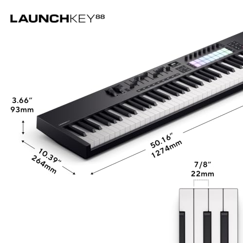 Image of Novation Launchkey 88 MK4 USB MIDI Keyboard Controller