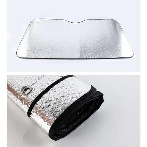 Pare-brise isolant d'aluminium 220x80 protecteur thermique durable