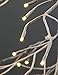 LIGHTSHARE 4 ft. Snowy Fir Tree, 112 LED Lights, for Indoor and Outdoor Use, Warm White, for Home Festival Party Christmas (4FT)