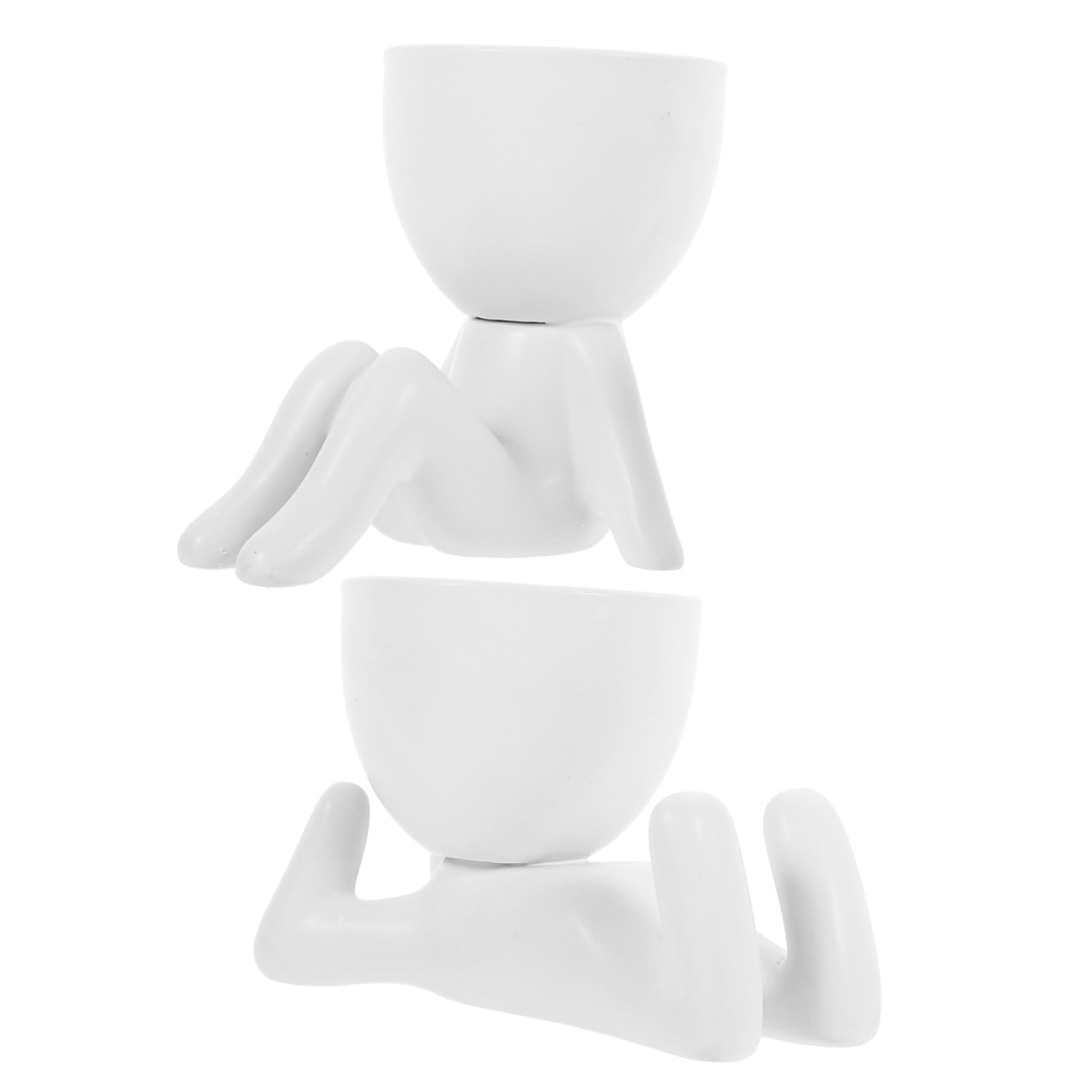 Pot céramique design personnage pour embellir un espace vide sans effort