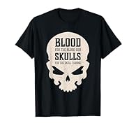 Evil Skull Blood For The Blood God Hell Demon. The scream for anarchy and destruction. Great design for gym workout, fitness, lifting, exercise. For the video gamer player. Funny saying. funny phrase about sanity. Anarchy, Chaos, Destruction. Evil De...