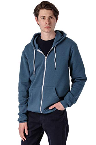F97 - Flex Fleece Zip Up Hoodie Sea Blue