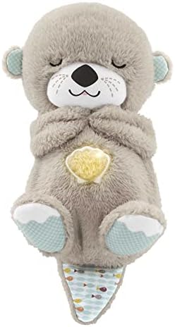 Fisher-Price, Wydra Usypianka-Przytulanka Oddychający Uspokajacz, Pluszowy Dźwiękowy Usypiacz Dla Niemowląt FXC66