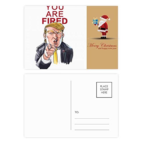Cartes postales Trump Père Noël lot de 20 cartes de vœux originales américaines