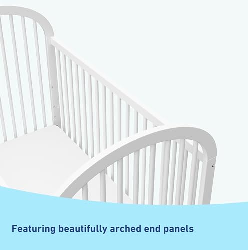 Graco Olivia Convertible Crib and Graco Premium Crib Mattress Bundle, White - image 6