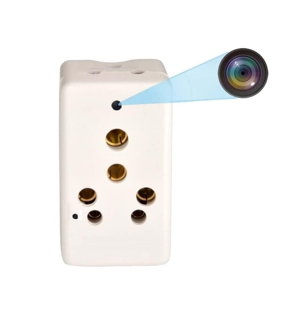 GARYVIZ Power 220v Socket Camera 1080p Hd Audio Video Recording, Inbuilt 32GB Memory, Watch Live View 24 Hours, Work with Power, Easy to Use - White BBVC-image-30