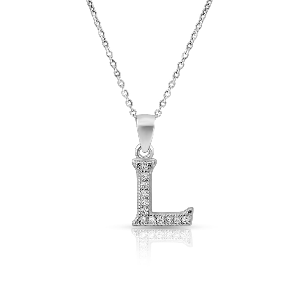 svan fine silver jewellery Svan Jewellery 925 Sterling Silver Initial Pendant with Chain for Women & Girls | Elegant Silver Necklace | Gift for Birthday, Anniversary, Valentine’s | 6-Month Warranty-picture-42