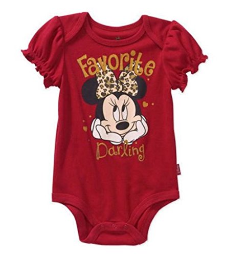 Combinaison Minnie Mouse rouge pour bébé fille de 18 mois